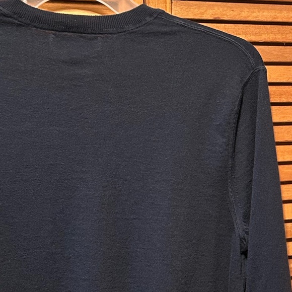 Banana Republic Navy Blue Crewneck Cotton Cashmere Sweater - Picture 10 of 13